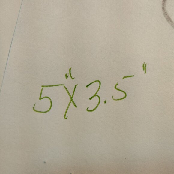 Christmas Ice Skate Ornament Magnet Holly Accents White Gold Trim - Picture 4 of 4